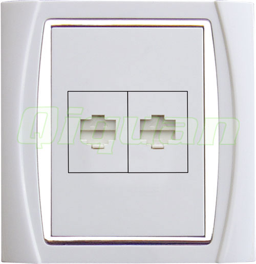 Double TEL Socket